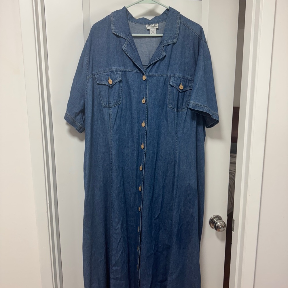 Robbie Bee Blue Denim Dress
